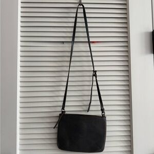 Lucky Brand Dark Green Leather Crossbody Bag
